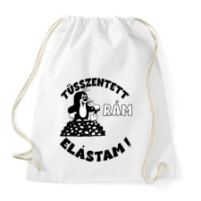 PRINTFASHION Kisvakond - tüsszentett elástam - Sportzsák, Tornazsák - Fehér tornazsák