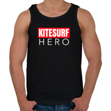 PRINTFASHION KITESURF HERO - Férfi atléta - Fekete atléta, trikó