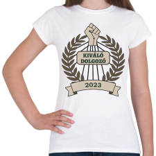 PRINTFASHION Kiváló dolgozó 2 - Női póló - Fehér női póló