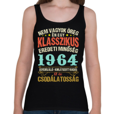 PRINTFASHION Klasszikus eredeti minőség - Egyedi számokkal - Női atléta - Fekete