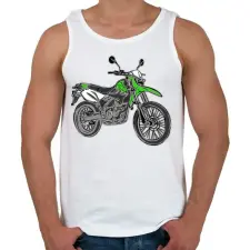 PRINTFASHION klx - Férfi atléta - Fehér atléta, trikó