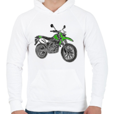 PRINTFASHION klx - Férfi kapucnis pulóver - Fehér férfi pulóver, kardigán
