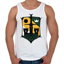 PRINTFASHION Knights logo - Férfi atléta - Fehér atléta, trikó