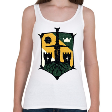PRINTFASHION Knights logo - Női atléta - Fehér női trikó