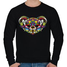 PRINTFASHION Koala - Férfi pulóver - Fekete