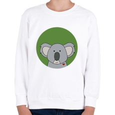 PRINTFASHION Koala - Gyerek pulóver - Fehér