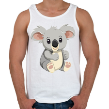PRINTFASHION Koala maci - Férfi atléta - Fehér atléta, trikó