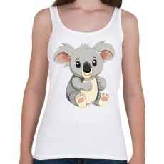 PRINTFASHION Koala maci - Női atléta - Fehér