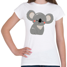 PRINTFASHION Koala maci - Női póló - Fehér női póló
