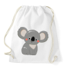 PRINTFASHION Koala maci - Sportzsák, Tornazsák - Fehér