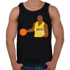 PRINTFASHION Kobe Bryant - Férfi atléta - Fekete atléta, trikó