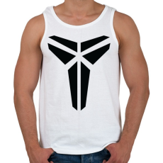 PRINTFASHION Kobe Bryant logo - Férfi atléta - Fehér