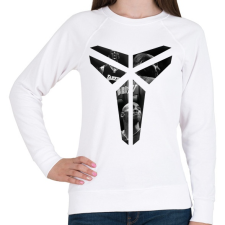 PRINTFASHION Kobe Bryant logo - Női pulóver - Fehér női pulóver, kardigán