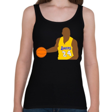 PRINTFASHION Kobe Bryant - Női atléta - Fekete női trikó