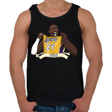 PRINTFASHION KOBE - Férfi atléta - Fekete atléta, trikó