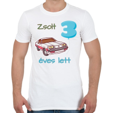 PRINTFASHION Kocsis számos minta - Férfi póló - Fehér