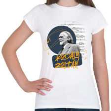 PRINTFASHION Kodály Zoltán - Női póló - Fehér női póló