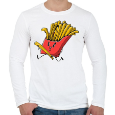 PRINTFASHION Kolompér - Férfi hosszú ujjú póló - Fehér férfi póló