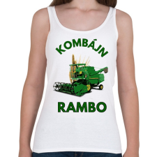 PRINTFASHION KOMBÁJN RAMBO - Női atléta - Fehér női trikó