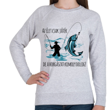 PRINTFASHION Komoly dolog.. - Női pulóver - Sport szürke női pulóver, kardigán