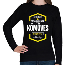 PRINTFASHION Kőműves prémium minőség - Női pulóver - Fekete női pulóver, kardigán
