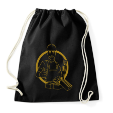 PRINTFASHION kőműves - Sportzsák, Tornazsák - Fekete tornazsák