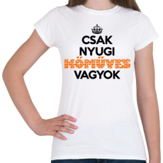 PRINTFASHION komuves vagyok - Női póló - Fehér