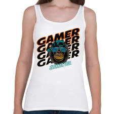 PRINTFASHION kong gamer - Női atléta - Fehér női trikó