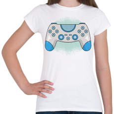PRINTFASHION Kontroller - Női póló - Fehér