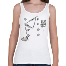 PRINTFASHION Konyhafőnök - Női atléta - Fehér női trikó