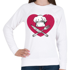 PRINTFASHION Konyhatündér - Női pulóver - Fehér női pulóver, kardigán