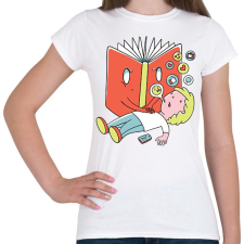 PRINTFASHION Könyv - Női póló - Fehér női póló