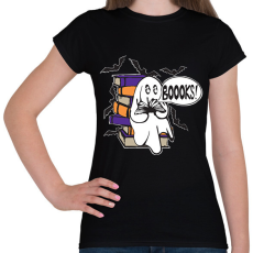 PRINTFASHION könyvszellem - Női póló - Fekete