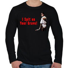 PRINTFASHION köpök a sírodra - Férfi hosszú ujjú póló - Fekete