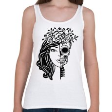 PRINTFASHION koponya girl - Női atléta - Fehér
