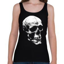 PRINTFASHION Koponya  - Női atléta - Fekete női trikó