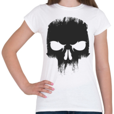 PRINTFASHION Koponya - Női póló - Fehér női póló