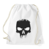 PRINTFASHION Koponya - Sportzsák, Tornazsák - Fehér