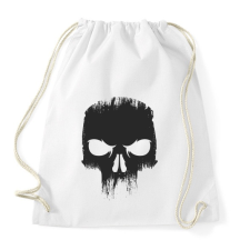 PRINTFASHION Koponya - Sportzsák, Tornazsák - Fehér tornazsák