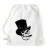 PRINTFASHION Koponya - Sportzsák, Tornazsák - Fehér