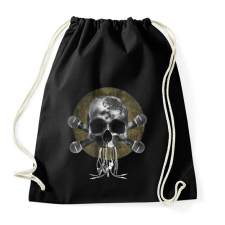 PRINTFASHION Koponya Zene - Sportzsák, Tornazsák - Fekete tornazsák