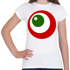 PRINTFASHION Kör kokárda - Női póló - Fehér