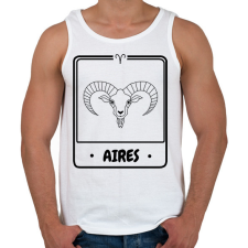 PRINTFASHION kos - Férfi atléta - Fehér atléta, trikó