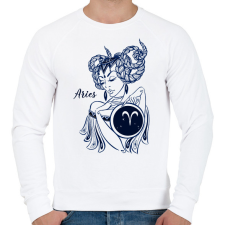 PRINTFASHION kos - Férfi pulóver - Fehér férfi pulóver, kardigán