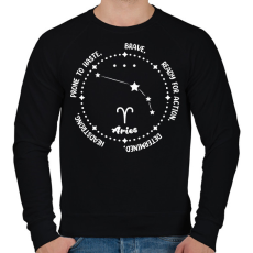 PRINTFASHION Kos tulajdonságok - Férfi pulóver - Fekete