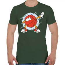 PRINTFASHION Kosaras dab - Férfi póló - Katonazöld férfi póló