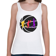 PRINTFASHION Kosaras élet - Női atléta - Fehér