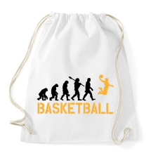 PRINTFASHION Kosaras evolúció - Sportzsák, Tornazsák - Fehér tornazsák