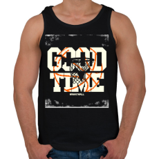 PRINTFASHION Kosaras - Férfi atléta - Fekete