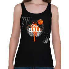 PRINTFASHION Kosaras - Női atléta - Fekete női trikó